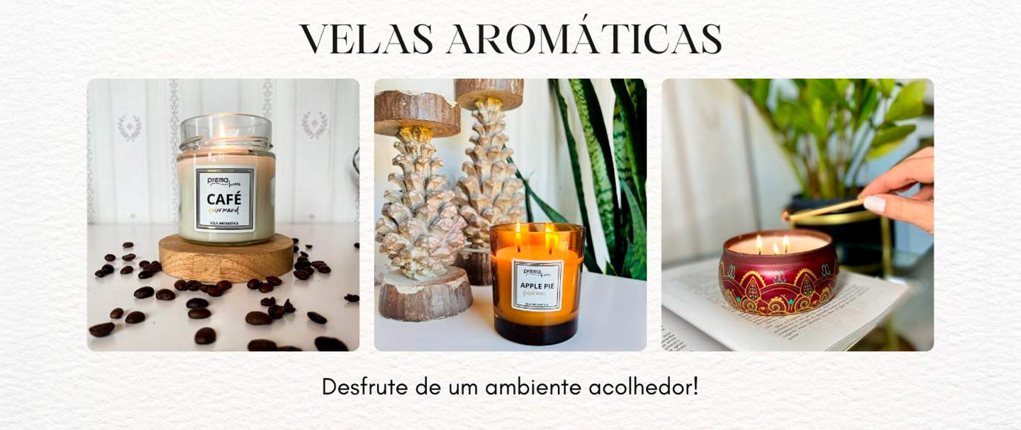 Velas em copo