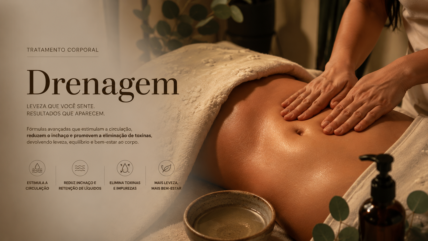 Full Banner categoria Corporal - Drenagem