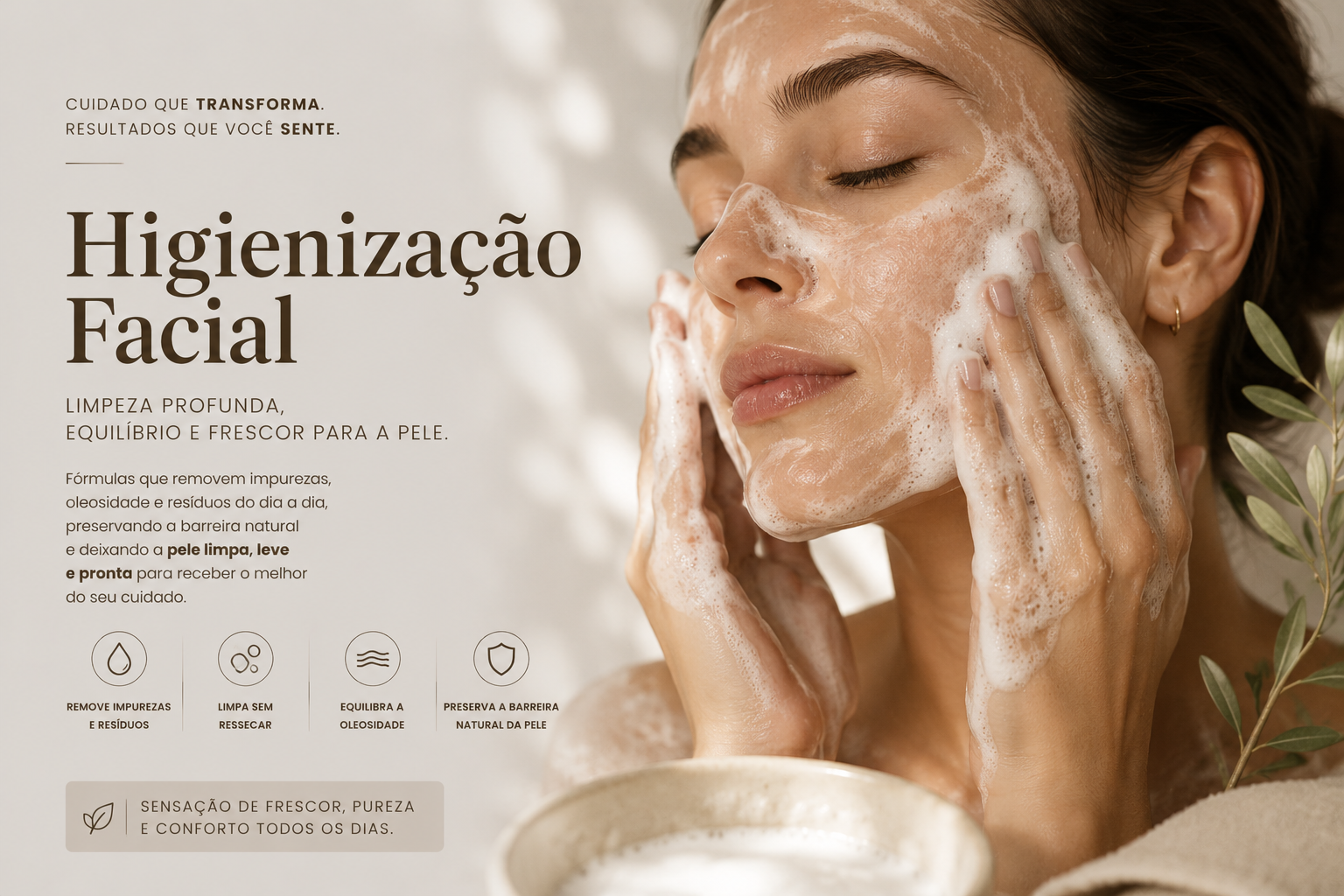 Full banner categoria Facial - Higienização