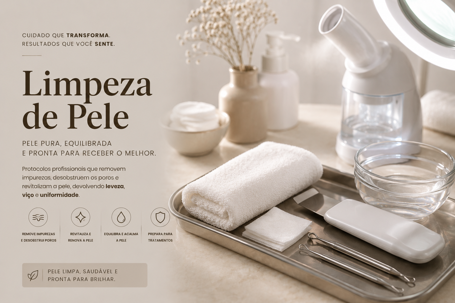 Full Banner categoria Facial - Limpeza de pele