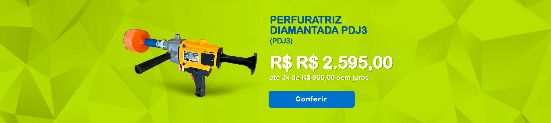 Perfuratriz diamantada pdj3