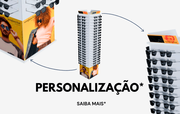 Expositor para óculos personalizado mobile