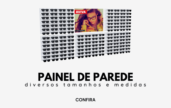 Expositores de parede para óculos mobile