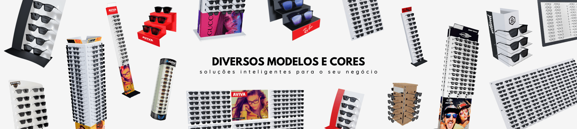 Expositores para óculos