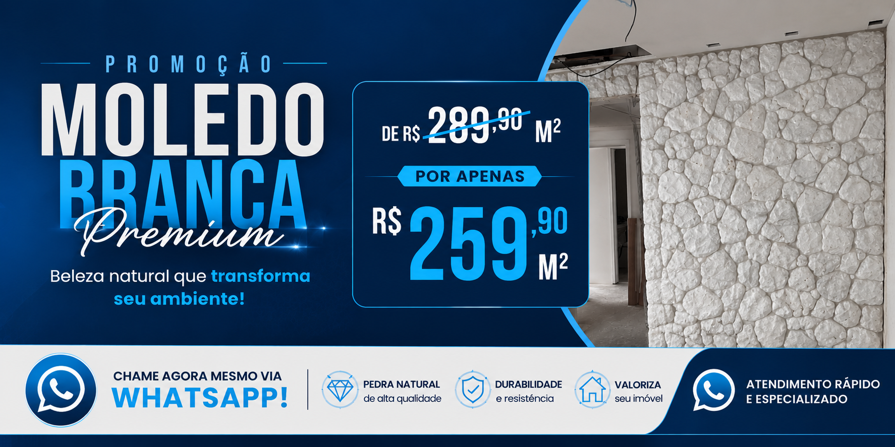 Moledo branca premium