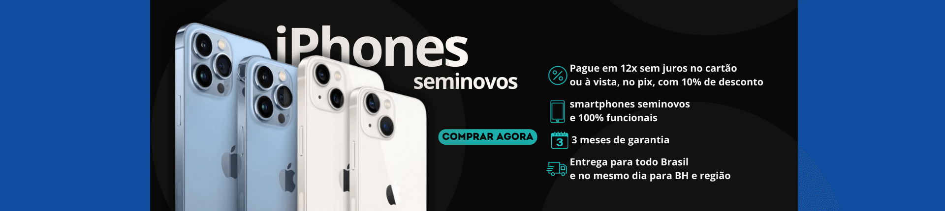 Iphones seminovos