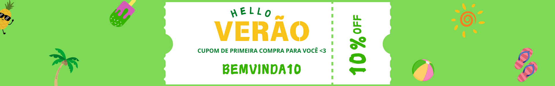 Desconto de 10%