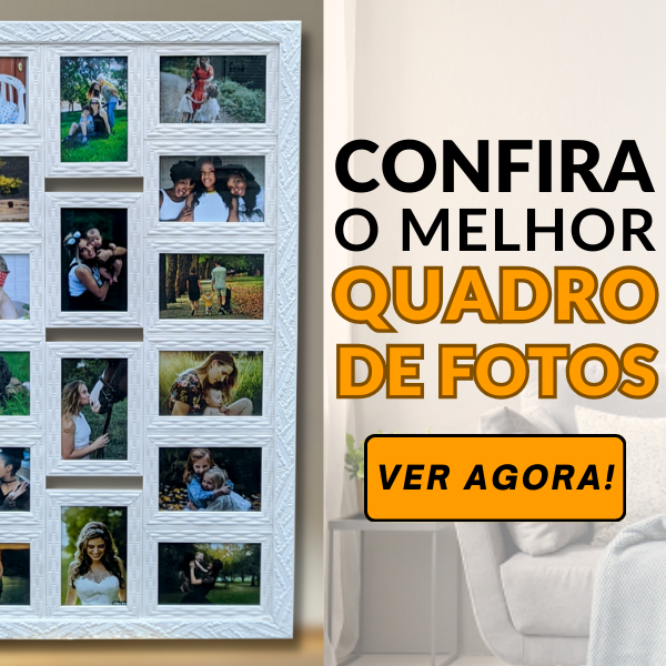 quadro painel de fotos na parede sala ambientado mobile