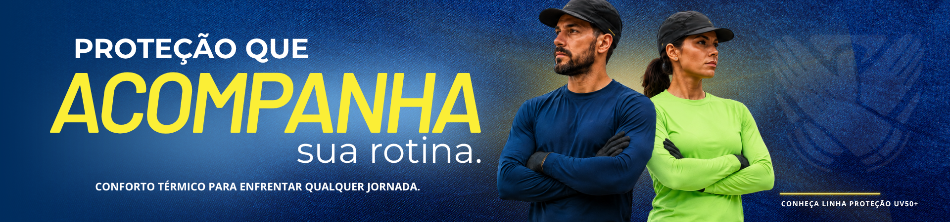 Camiseta UV50+ | Boné Casquete | Protetor Full