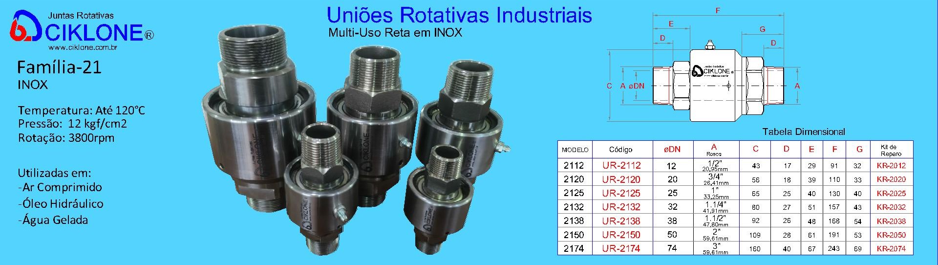 Multi-Uso em INOX-420 Reta