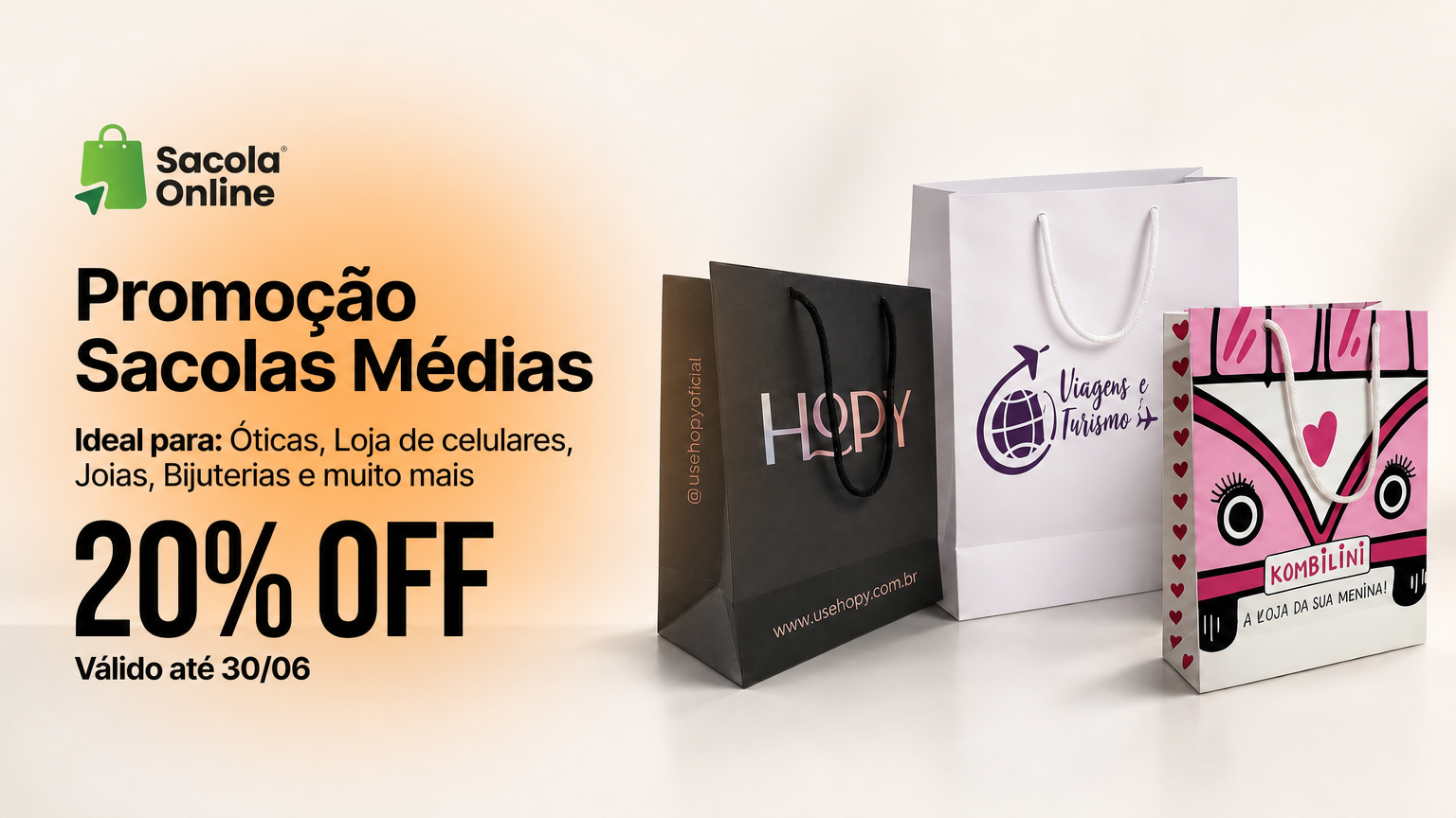 Promoção personalizadas médias