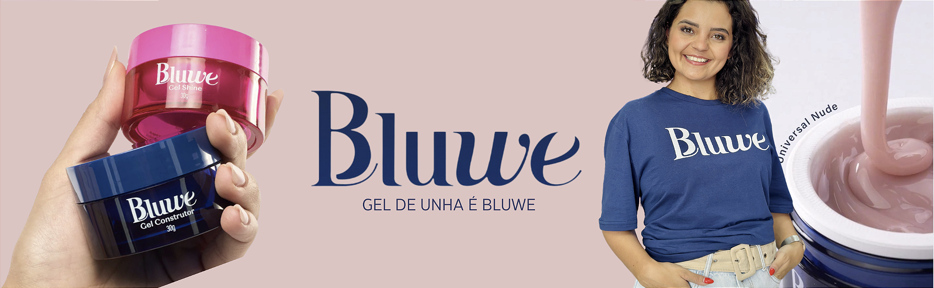 gel de unha é bluwe