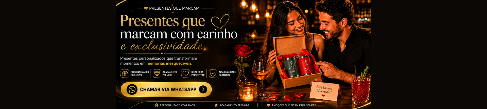 Banner presente dia dos namorados