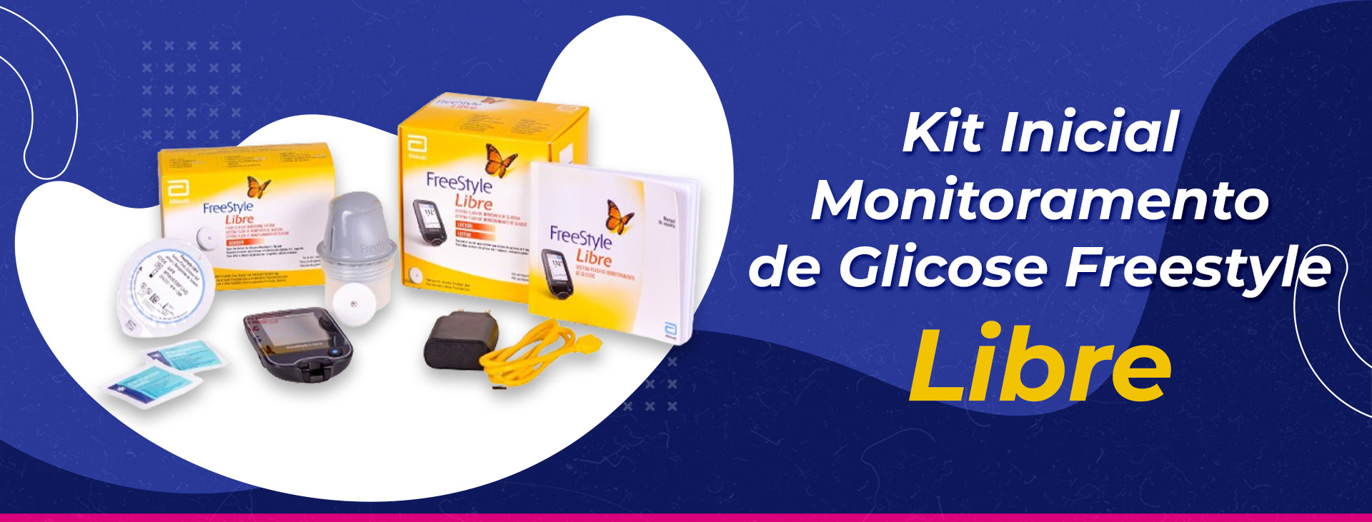 kit inicial monitoramento freestyle libre
