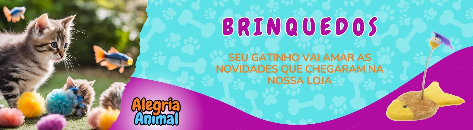 Full Banner - Brinquedos Gatos - Principal