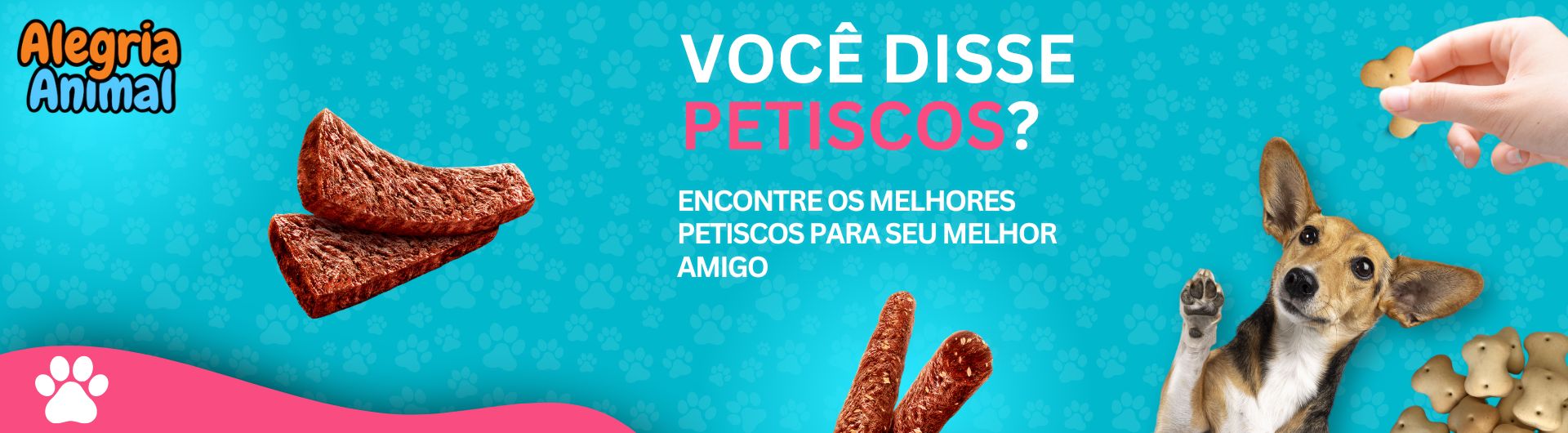 Full Banner - Petiscos Cachorro - Categoria