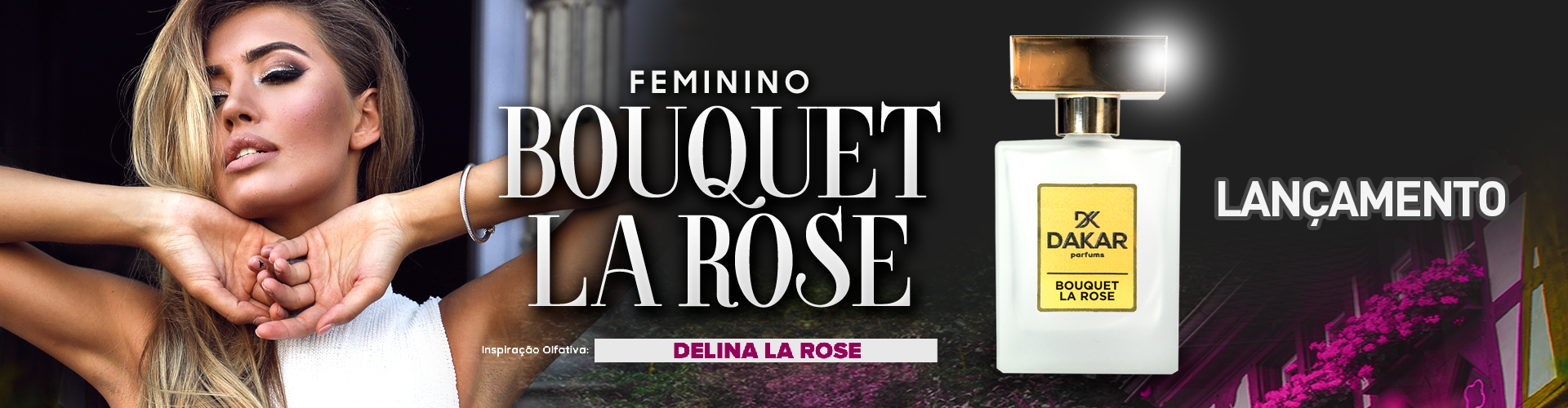 Fullbanner - Bouquet La Rose