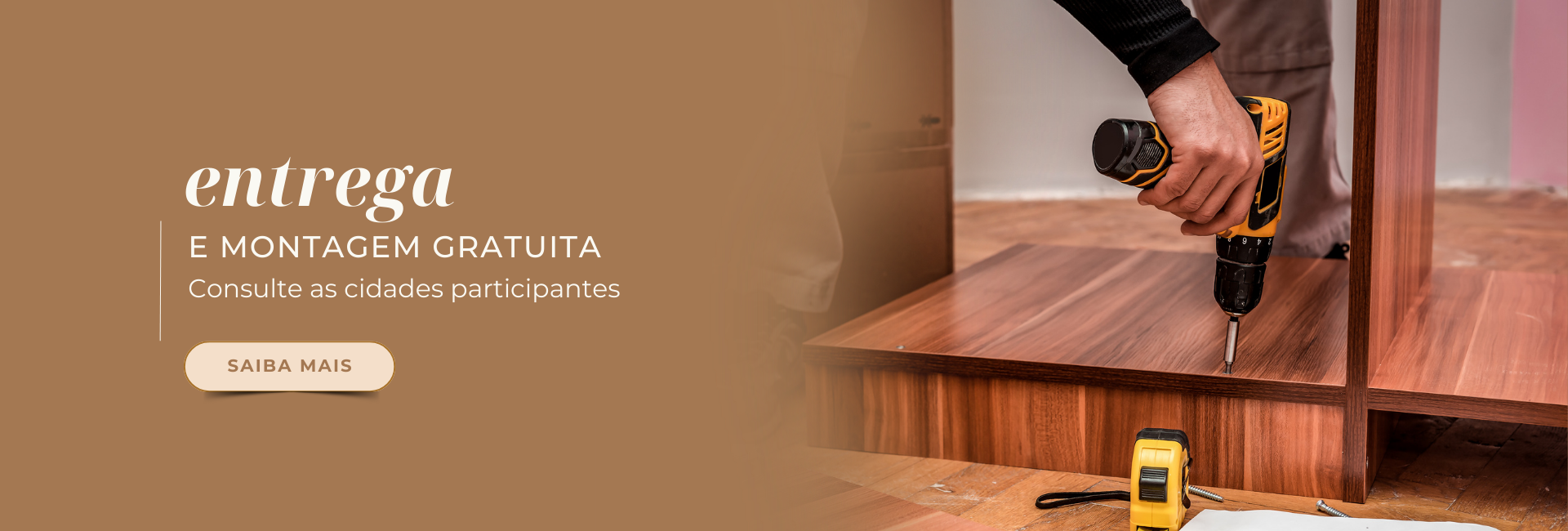 Full Banner Entrega e Montagem