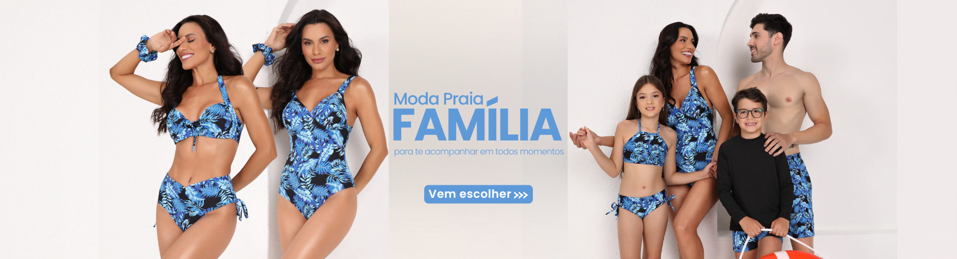 Coleção Moda Praia Família