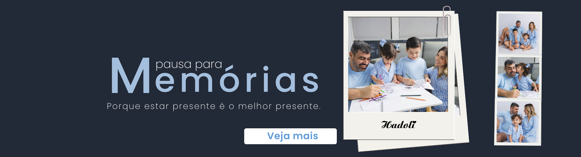 Pijama Familia Listrado Azul