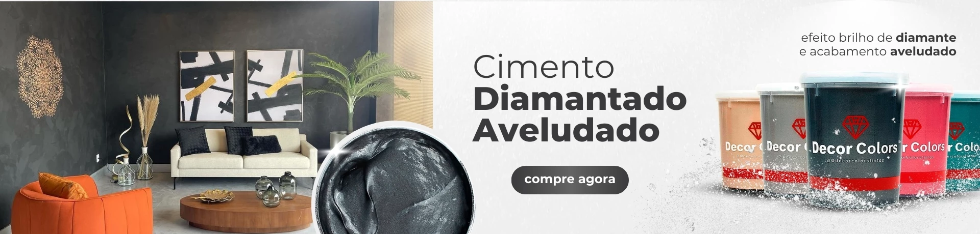Cimento Queimado Aveludado Diamantado
