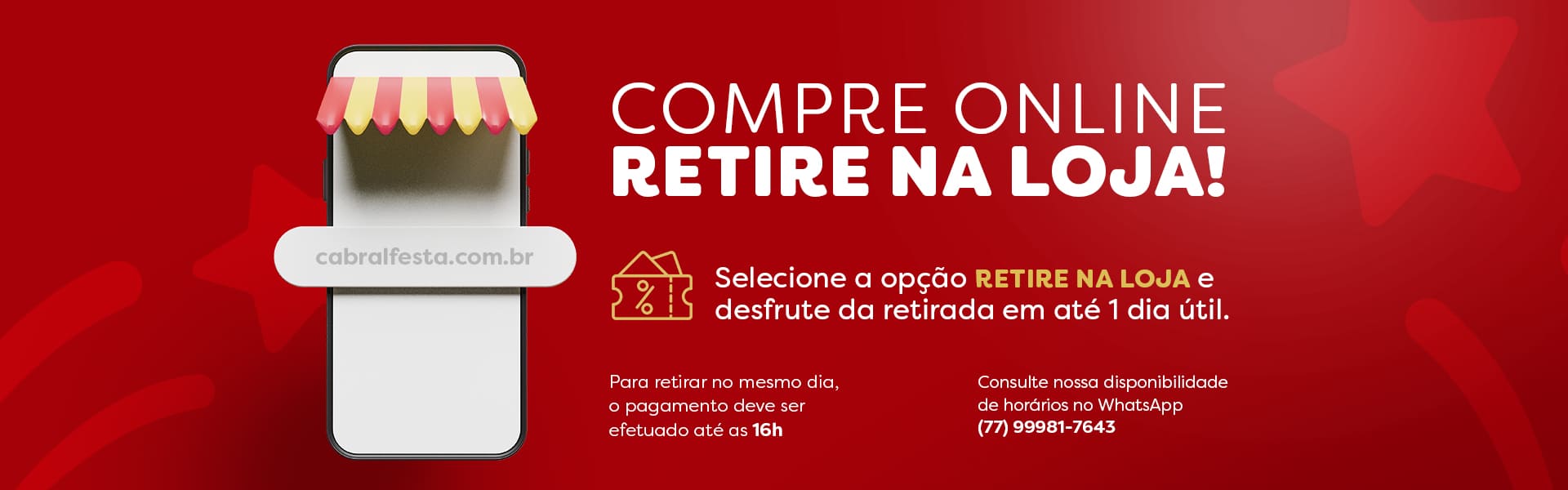 retirar na loja
