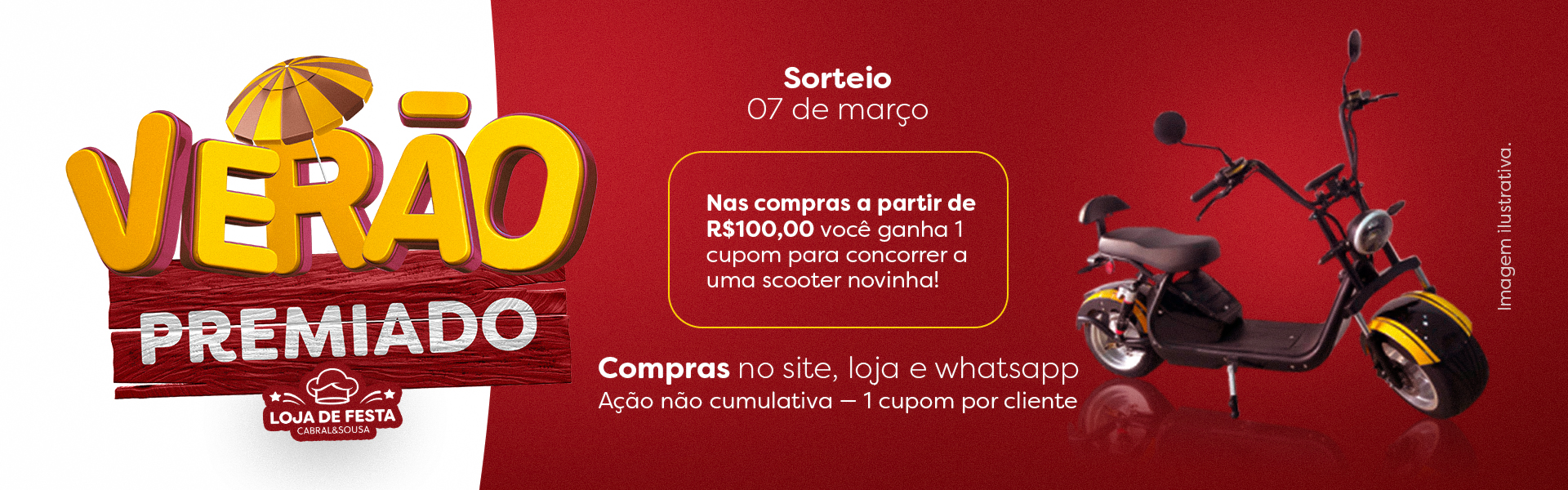 Banner sorteio