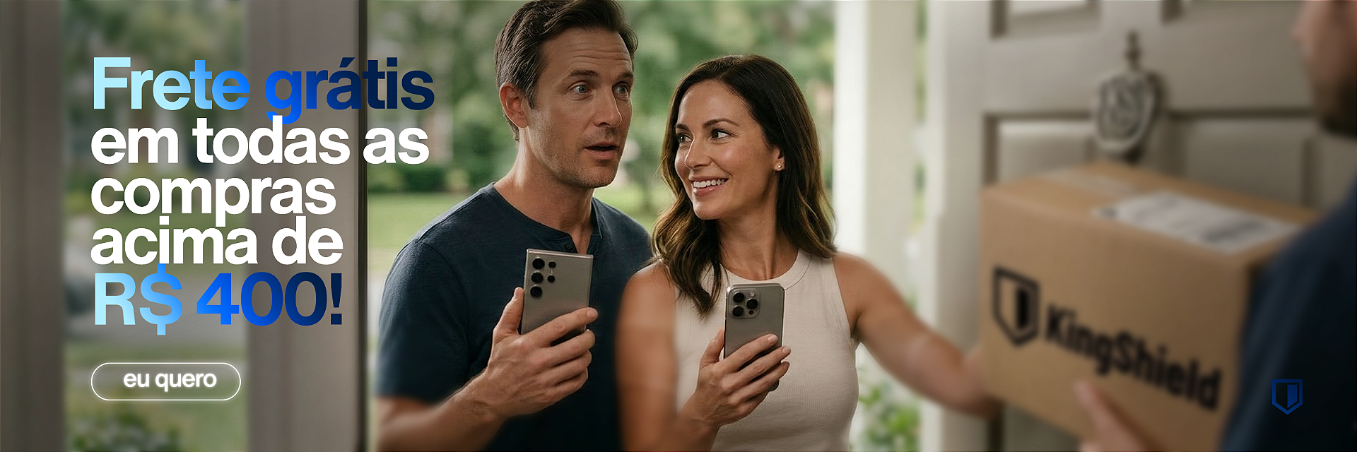 Frete grátis em todas as compras acima de R$ 400!