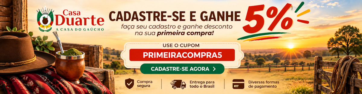 Primeira Compra 5% de desconto
