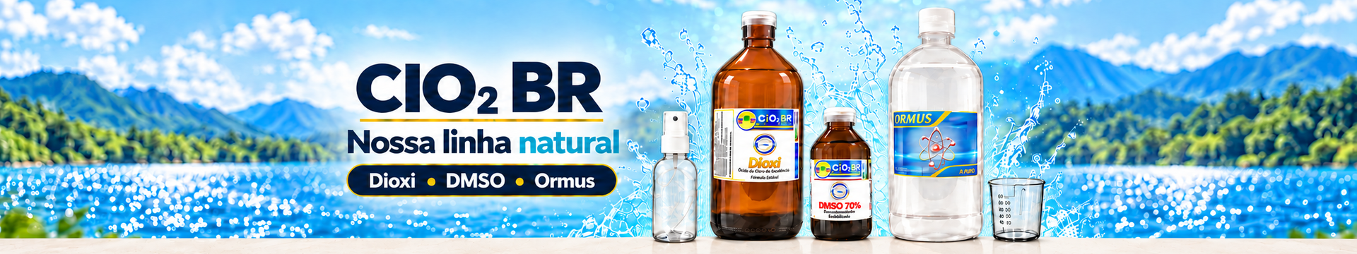 Home - Linha natural - Dioxi, DMSO e Ormus