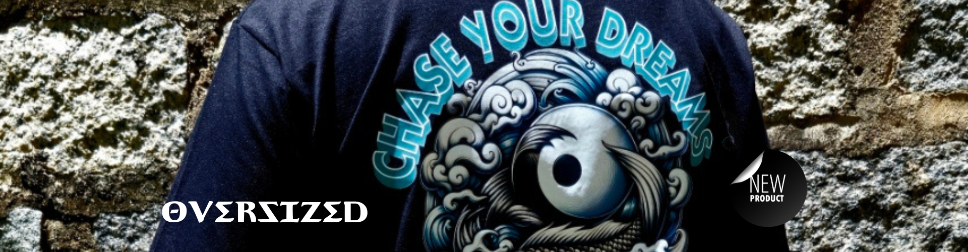 Banner oversized chase your dreams