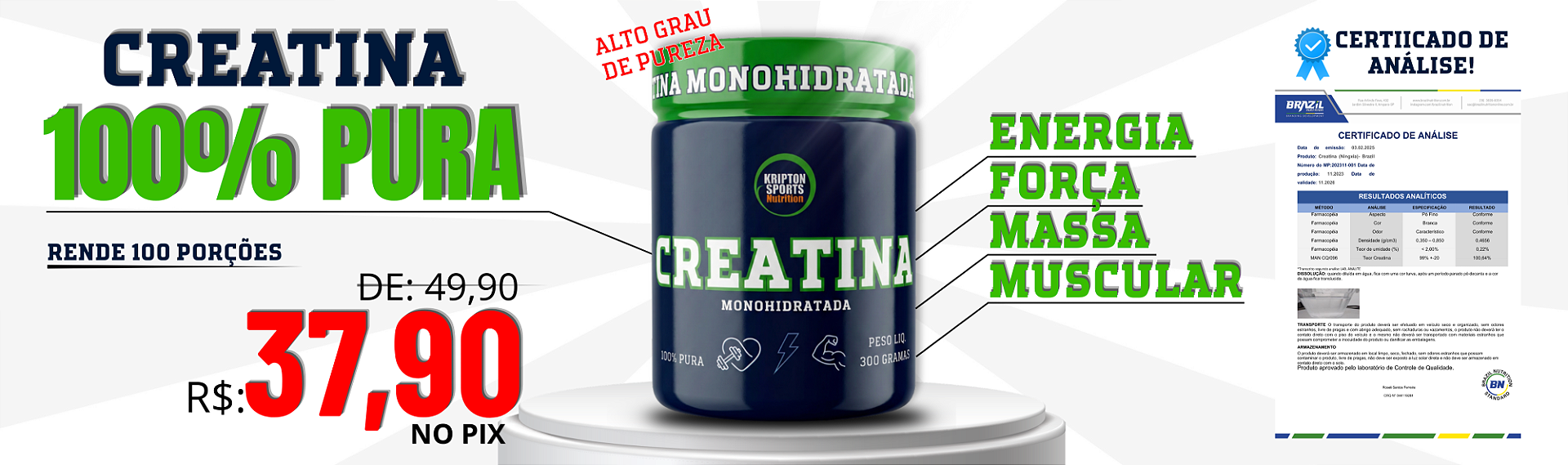 Creatina 300g