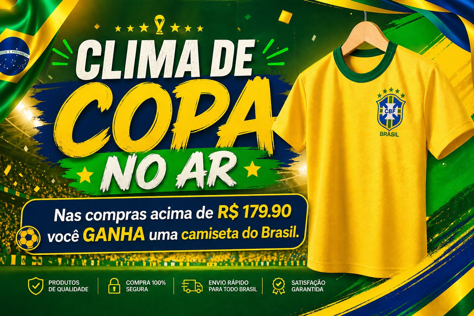 comprou ganhou