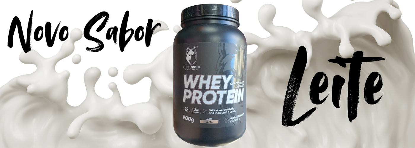 Novo Sabor Leite Whey Protein Isolado 1