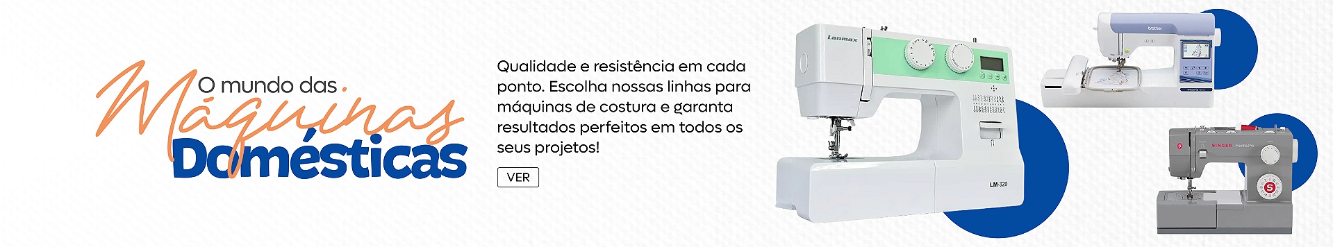 Maquinas domésticas novo