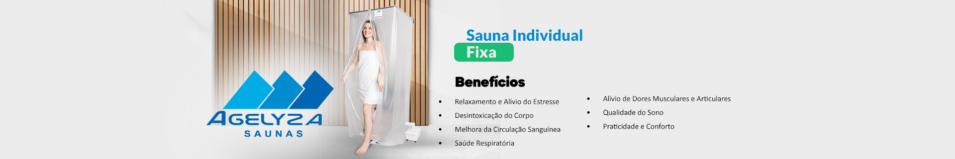 Sauna Residencial Individual Fixa