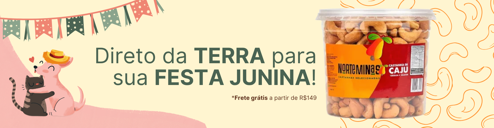 Junina Castanha de caju