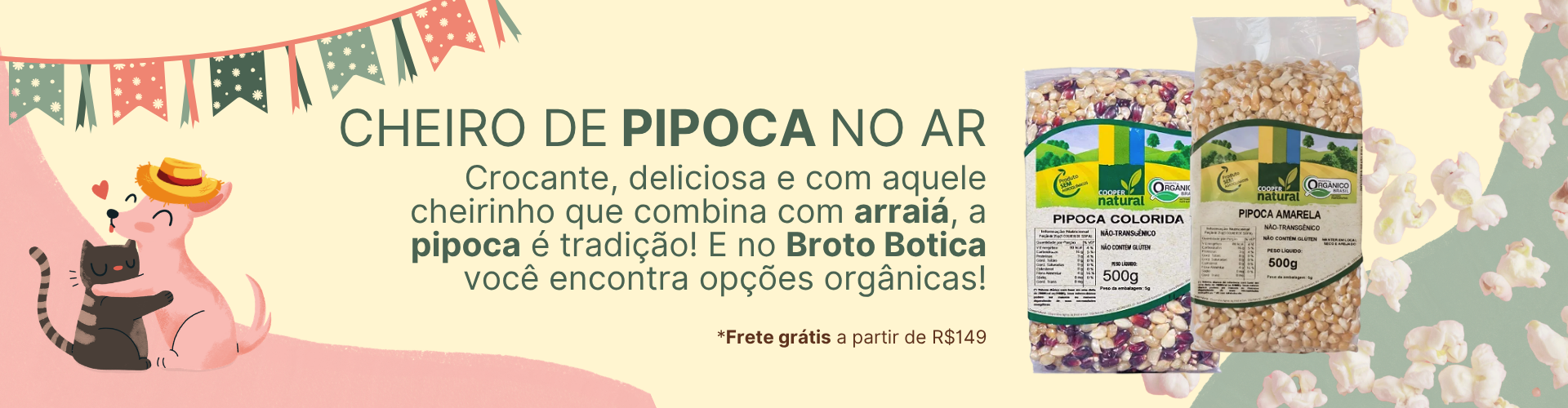 Junina pipoca