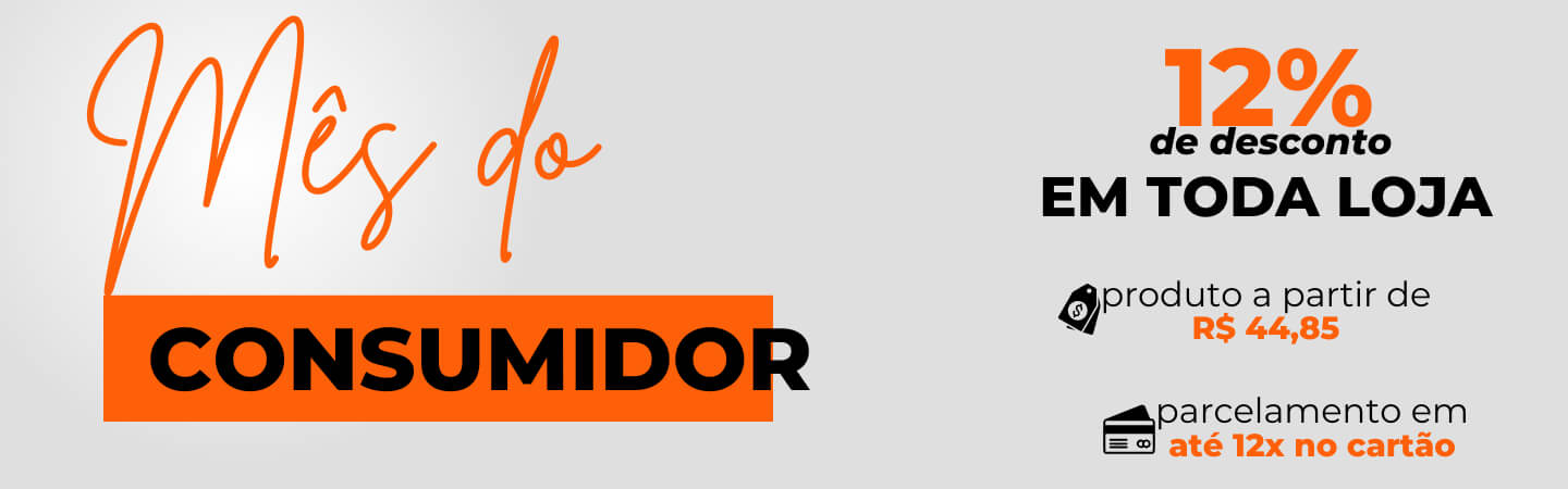 Banner Promoção Mês do Consumidor 12% OFF toda Loja @Desktop