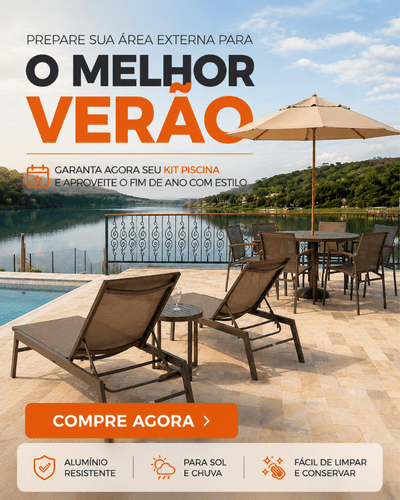 Moveis Piscina Verão de Área Lazer NossaKasa @Mobile