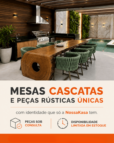 Móveis Rústicos Madeira Resistente @Mobile