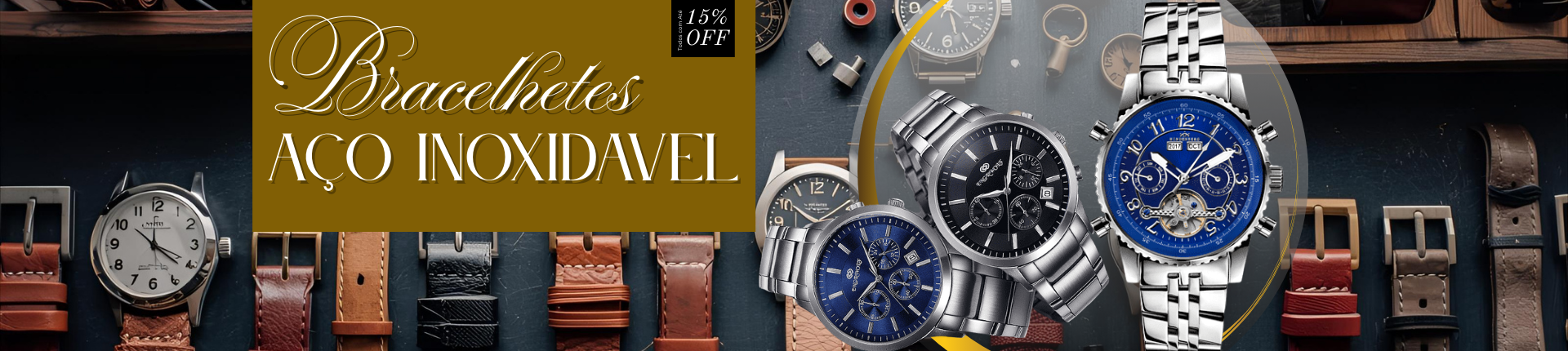 Bracelhetes Aço