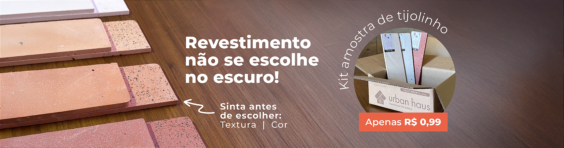 Revestimento Tijolinho - Terracota Soft (m²)