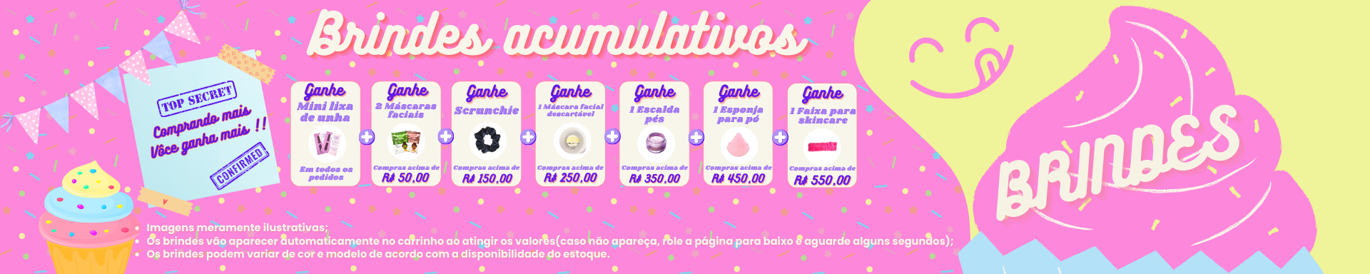 BRINDES ACUMULATIVOS