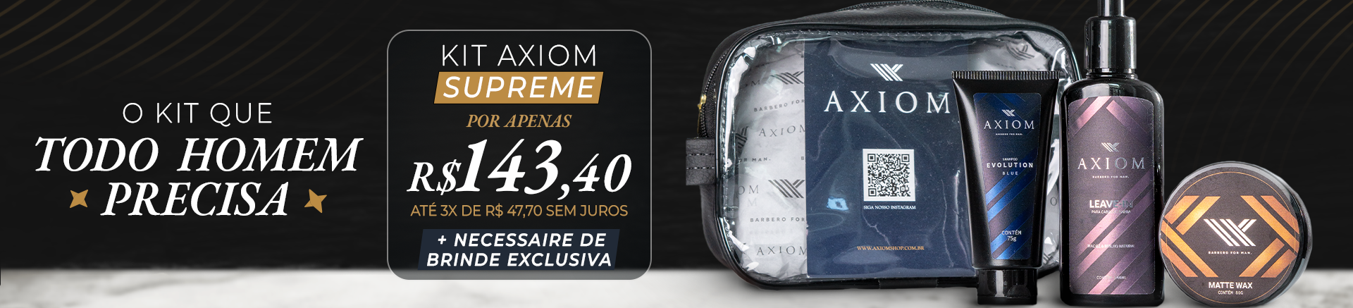 KIT AXIOM  PROMOÇÃO
