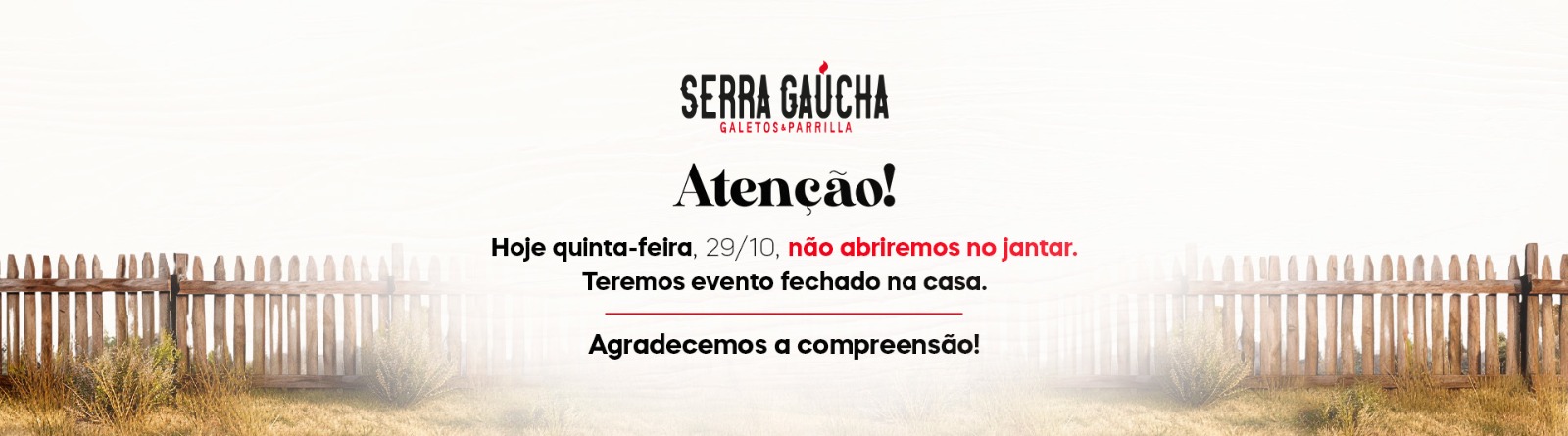 Avisos gerais