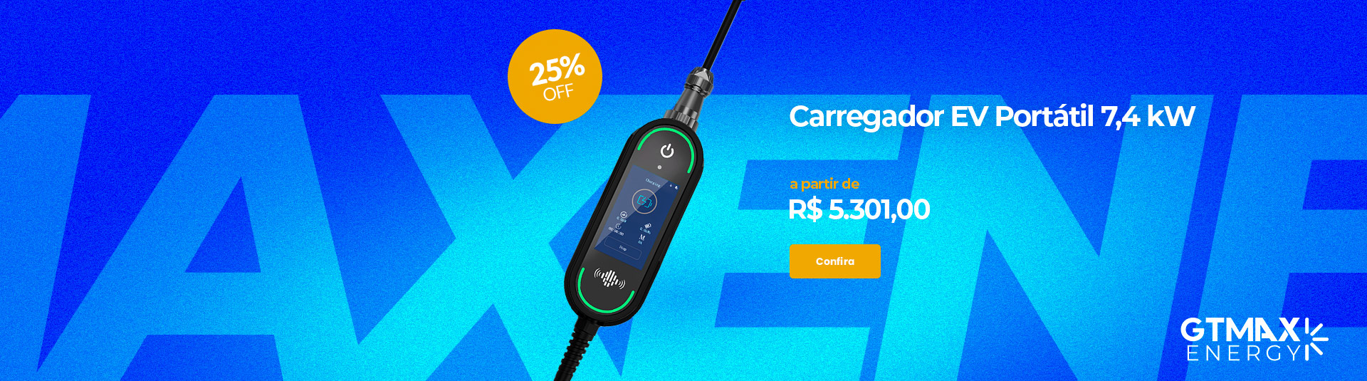 Carregador portátil 2 em 1