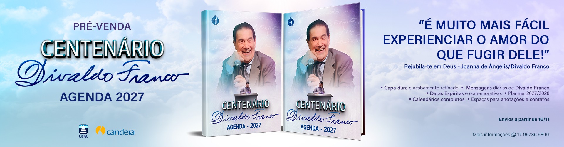 Agenda Mansão do Caminho 2027 PV