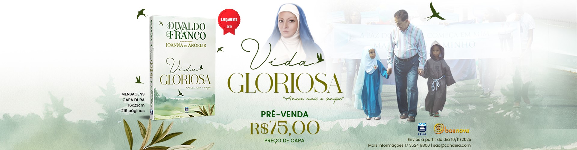 Vida Gloriosa 1920x500 Disponível @desktop