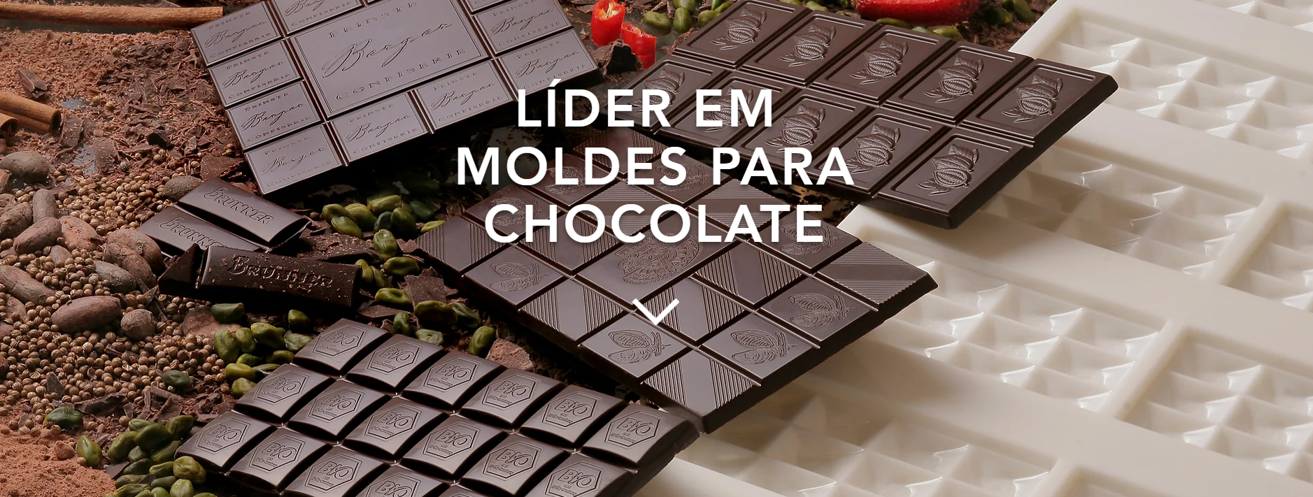 Brunner Líder em Moldes para Chocolate
